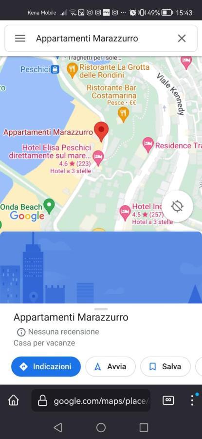 Appartamenti Marazzurro ペスキチ エクステリア 写真